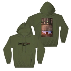 Hoodies and Sweatshirts Attack on Titan Rumbling Screenshot With Logo Hoodie Attack on Titan Anime