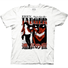 T-Shirts Attack on Titan Eren Human And Titan Form T-Shirt Attack on Titan Anime