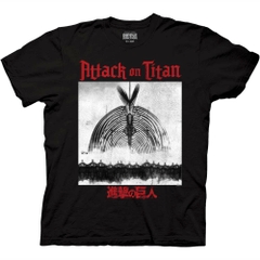 T-Shirts Attack on Titan The Rumbling Image With Logo T-Shirt Attack on Titan Season 4 Anime