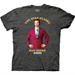 T-Shirts Anchorman You Stay Classy San Diego With Ron T-Shirt Anchorman Movies