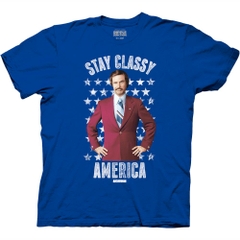 T-Shirts Anchorman Stay Classy America With Stars T-Shirt Anchorman Movies