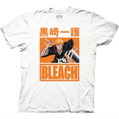T-Shirts BLEACH Ichigo Block With Kanji T-Shirt BLEACH Anime
