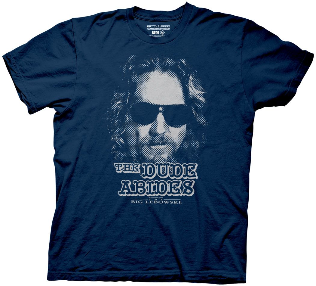 T-Shirts Dude Abides T-Shirt Big Lebowski Movies
