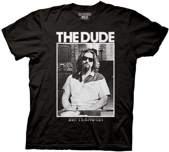 T-Shirts Big Lebowski The Dude Photo T-Shirt Big Lebowski Movies