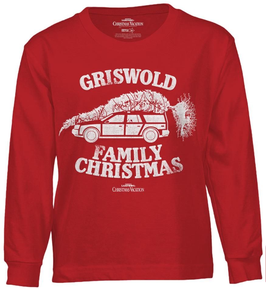 Long Sleeve National Lampoon's Christmas Vacation Griswold Family Xmas Adult Long Sleeve T-Shirt National Lampoon's Christmas Vacation Movies