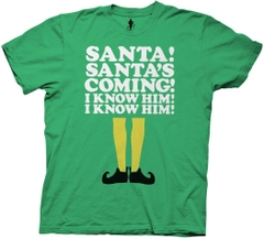 T-Shirts Elf Santa's Coming T-Shirt Elf Movies