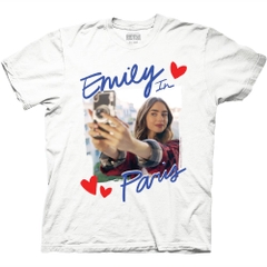 T-Shirts Emily in Paris Selfie With Hearts T-Shirt Emily in Paris TV