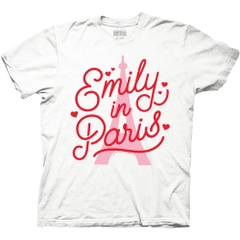 T-Shirts Emily in Paris Hearts And Eiffel Tower T-Shirt Emily in Paris TV