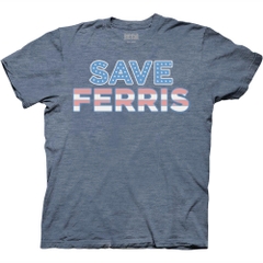 T-Shirts Ferris Bueller's Day Off Save Ferris Stars & Stripes T-Shirt Ferris Bueller's Day Off Movies