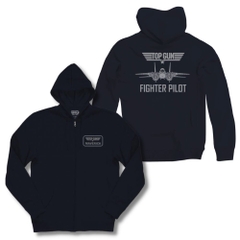 Hoodies and Sweatshirts Top Gun Maverick Jacket Inspired Zip Hoodie Top Gun Movies
