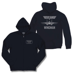 Hoodies and Sweatshirts Top Gun Goose Jacket Inspired Zip Hoodie Top Gun Movies