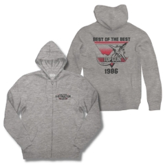 Hoodies and Sweatshirts Top Gun Flight School Instructor Zip Hoodie Top Gun Movies