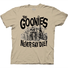 T-Shirts Goonies On Bikes At Beach Never Say Die T-Shirt Goonies Movies