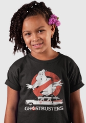 T-Shirts Ghostbusters No Ghost With ECTO-1 Youth T-Shirt Ghostbusters Movies