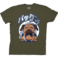 T-Shirts Naruto Pakkun With Kanji T-Shirt Naruto Shippuden Anime