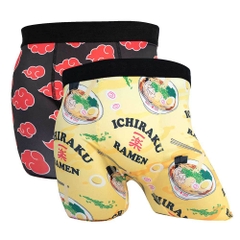 Boxers Naruto Akatsuki And Ichiraku Ramen 2 Pack Sublimated Boxer Briefs Mutli pack Naruto Shippuden Anime