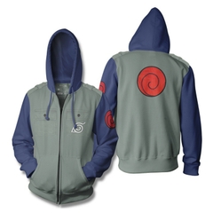 Premium Hoodie Naruto Shippuden Kakashi Cosplay Military Zip Hoodie Naruto Shippuden Anime