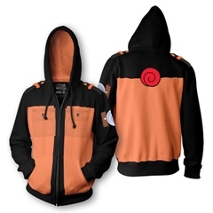 Premium Hoodie Naruto Shippuden Naruto Costume Military Zip Hoodie Naruto Shippuden Anime