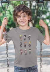 T-Shirts Naruto Shippuden Super Deformed 9 Up Youth T-Shirt Naruto Shippuden Anime