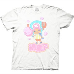 T-Shirts One Piece Chopper Cotton Candy Kanji T-Shirt One Piece Anime