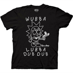 T-Shirts Rick and Morty Wubba Lubba Rick Face T-Shirt Rick and Morty TV