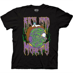 T-Shirts Rick and Morty Psychedelic Head With Rick On Top T-Shirt Rick and Morty TV