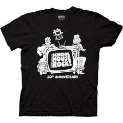 T-Shirts Schoolhouse Rock! 50th Anniversary TV Logo T-Shirt Schoolhouse Rock Pop Culture