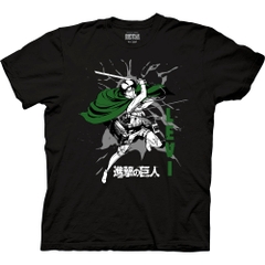 T-Shirts Attack On Titan Levi Swirls T-Shirt Attack on Titan Season 2 Anime