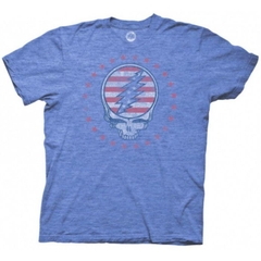 T-Shirts Grateful Dead Patriotic Steal Your Face T-Shirt Grateful Dead Music