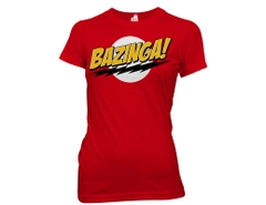 T-Shirts Big Bang Theory Bazinga Juniors T-Shirt The Big Bang Theory TV