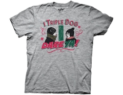 T-Shirts A Christmas Story Triple Dog Dare Illustration T-Shirt A Christmas Story Movies