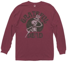 Long Sleeve Grateful Dead Top Hat Skeleton Long Sleeve Grateful Dead Music