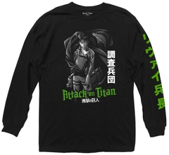Long Sleeve Attack on Titan Captain Levi Long Sleeve Attack on Titan Season 3 Anime